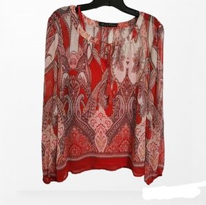 Rose & Olive Boho Top with Cami